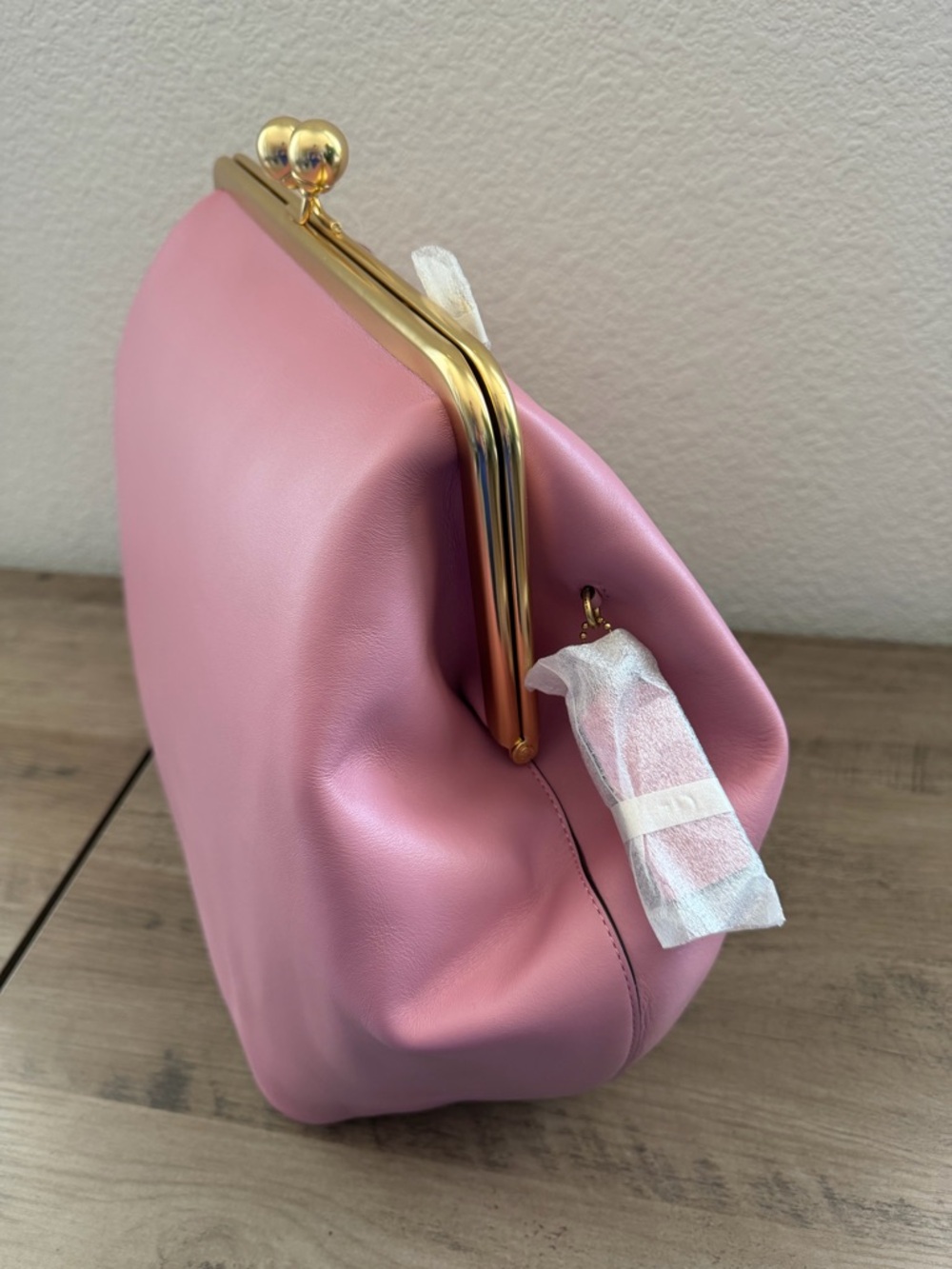 Coach Large Kisslock Frame Bag - Rose - Picture 6 of 8